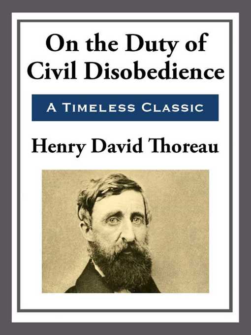 Title details for On the Duty of Civil Disobedience by Henry David Thoreau - Available